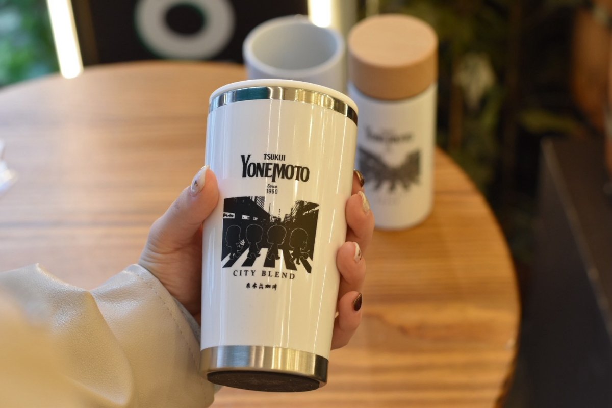 画像1: 米本珈琲　オリジナル　ステンレスタンブラー (1)