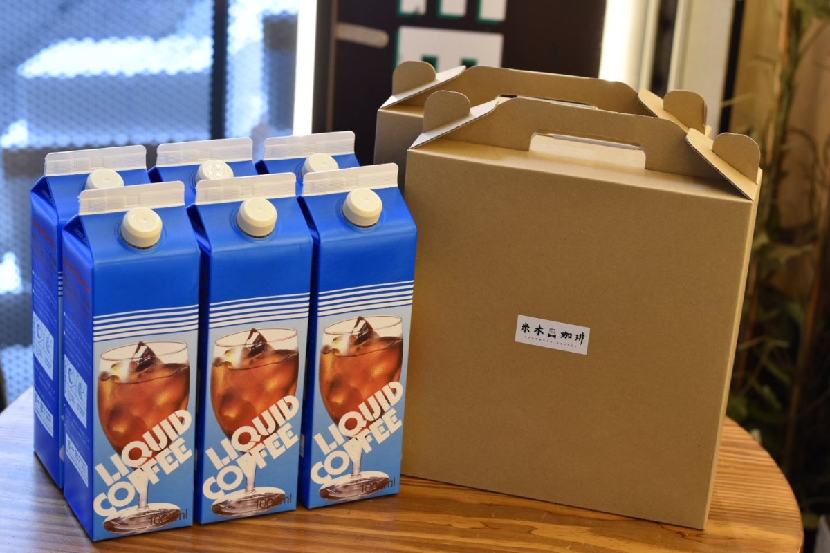 画像1: リキッドアイスコーヒー(無糖)6本セット (1)